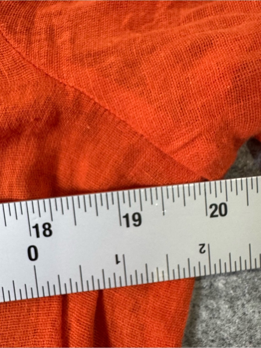 Denim & Supply Ralph Lauren Red Orange Pintuck Peasant Tunic - Picture 4 of 5